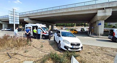 Keşan'da otomobil ticari taksi ile çarpıştı: 1 yaralı