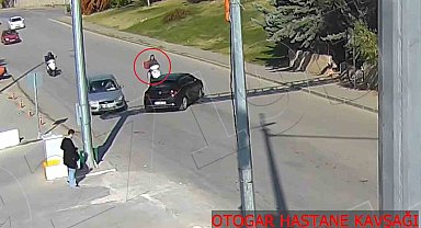 Kırıkkale'de trafik kazaları kamerada