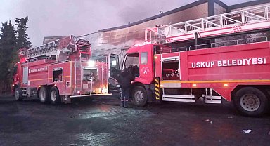 Kırklareli'nde çıkan fabrika yangını kontrol altına alındı