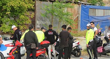 Kırklareli'nde motosiklet denetimi: 118 sürücüye ceza