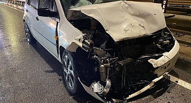 Kocaeli'de 4 araç birbirine girdi: 1 yaralı