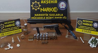 Konya'da polisten uyuşturucu operasyonu