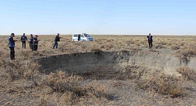 Konya'da yeni obruk oluştu