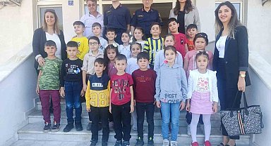 Köşk jandarması minik öğrencileri ağırladı