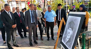 Köyceğiz'de Cumhuriyet'in 100. Yılı Resim Sergisi açıldı