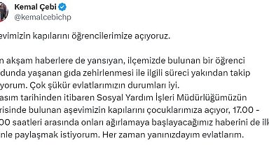 Küçükçekmece Belediye Başkanı Çebi: "Aşevimizin kapılarını öğrencilerimize açıyoruz"