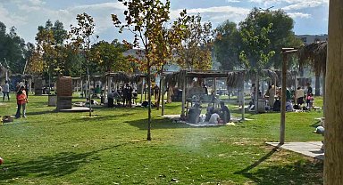 Kuşadası'nın Adagöl Mesire Alanı vatandaşların gözdesi haline geldi