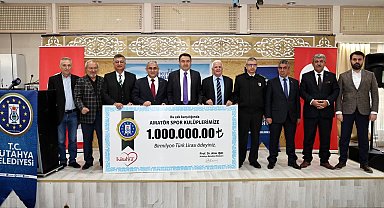 Kütahya Belediyesinden amatör spor kulüplerine 1 milyon TL'lik destek