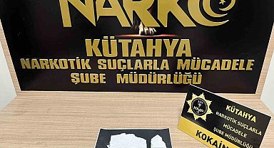 Kütahya'da 395,85 gram taş kokain ele geçirildi