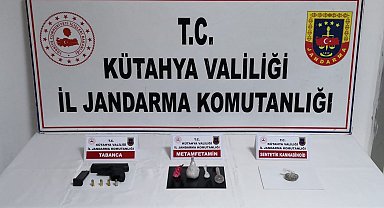 Kütahya'da jandarmanın uyuşturucu operasyonu