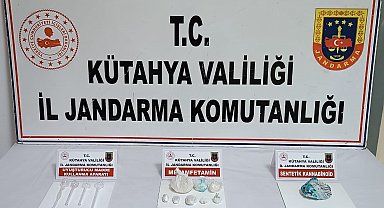 Kütahya'da jandarmanın uyuşturucu operasyonunda 2 kişi tutuklandı