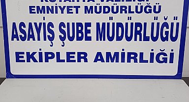 Kütahya'da polisin önleyici hırsızlık uygulaması