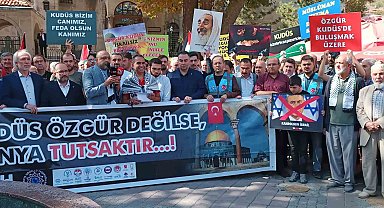 Kütahya'da STK'lardan Filistin için destek çağrısı