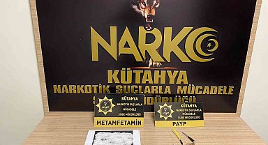 Kütahya'da şüphe üzerine durdurulan araçta uyuşturucu madde ele geçirildi