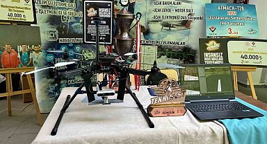 Lise öğrencilerinden kargo teslim eden dron