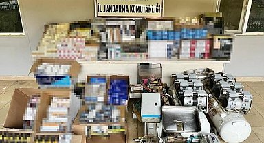 Manisa Jandarmasından kaçak tütün operasyonu