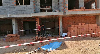 Manisa'da acı olay: İnşaattan düşen işçi hayatını kaybetti