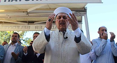 Manisa'da hayatını kaybeden Filistinliler için gıyabi cenaze namazı kılındı