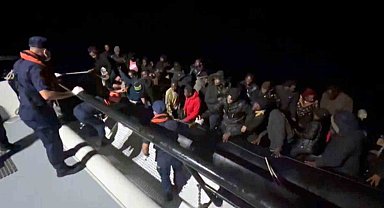 Marmaris'te 47 düzensiz göçmen kurtarıldı