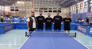 Masa tenisinde 7 maçta 5 galibiyet