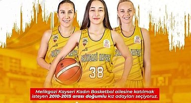 Melikgazi Kayseri Basketbol geleceğin yıldızlarını arıyor