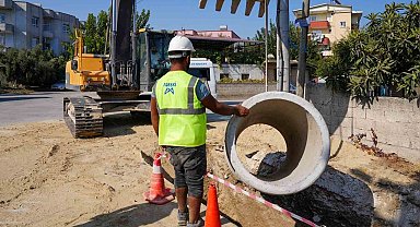 MESKİ, yağmursuyu hattı çalışmalarına devam ediyor
