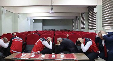 Meslek lisesinde Afet Tatbikatı yapıldı