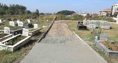 Mezarlığa giriş artık daha kolay olacak