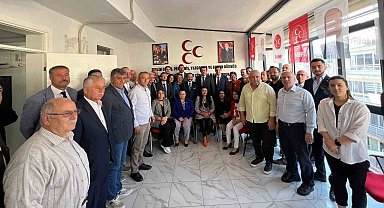 MHP İl Başkanı Yılmaz, AK Parti Ekonomi İşleri Başkanı Zeybekci'yi ağırladı