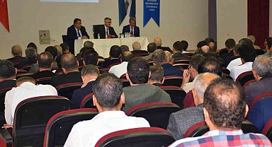 Milli Eğitim Bakan Yardımcısı Yılmaz Siverek'te okul müdürleriyle bir araya geldi