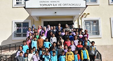 Milli Eğitim Müdürü Kartal, Kemaliye'de okulları denetledi