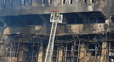 Mısır'da polis merkezinde yangın: 38 yaralı