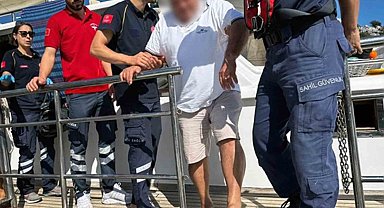 Motor yatta rahatsızlanan vatandaşa tıbbi tahliye gerçekleştirildi