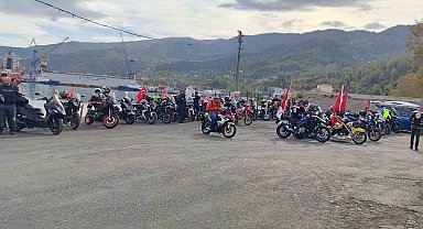 Motorculardan "İstiklal Sürüşü": İstiklal Yolu'nu motosikletlerle geçtiler