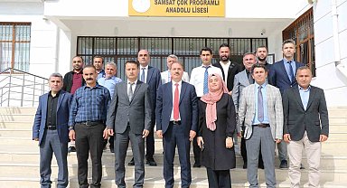 Müdür Tosun, Samsat'ta okul müdürleriyle toplantı yaptı