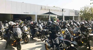 Muğla'da Cumhuriyet'in 100'üncü yılı, 100 motorcuyla kutlandı