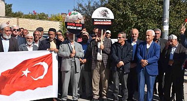 Muş'ta Filistin'e destek