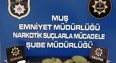 Muş'ta uyuşturucu operasyonu: 4 gözaltı