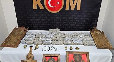 Niğde'de tarihi eser operasyonu: 2 gözaltı