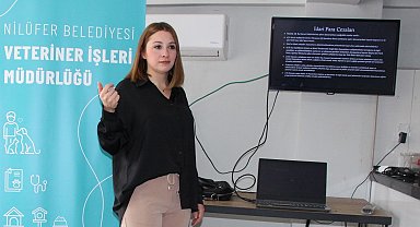 Nilüfer Veteriner İşleri Müdürlüğü çalışanlarına hayvan hakları eğitimi