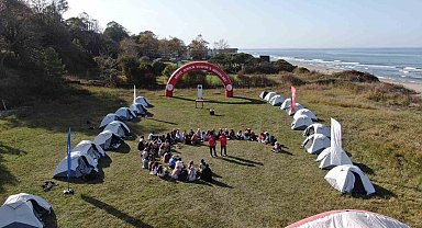 Öğrenciler kampta bir araya geldi