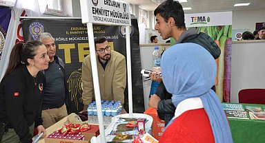 Öğrenciler "El Ele Güvenli Geleceğe Projesi" kapsamında bilgilendirildi