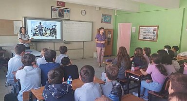 Öğrencilere 'organik tarım' eğitimi verildi