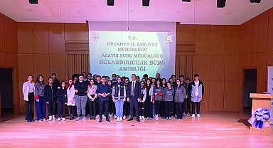 Öğrencilere dolandırıcılık ve korunma yöntemleri anlatıldı