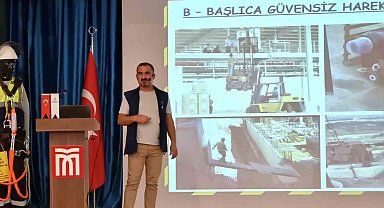 Öğrencilere ilk yardım ve iş güvenliği eğitimi