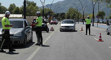 Ordu'da bir haftada 15 bin araç denetlendi
