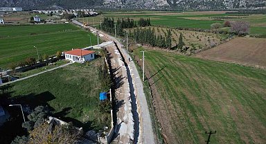 Ören kanalizasyonunun 18,5 kilometresi tamamlandı