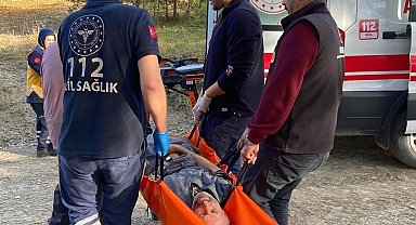 Ormanda rahatsızlanan vatandaşı ormancılar kurtardı