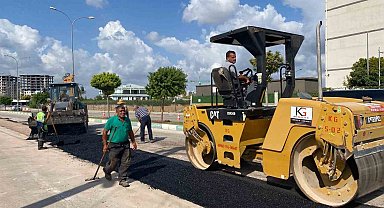 Osmaniye'de altyapısı tamamlanan yollarda bakım onarım çalışması