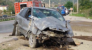 Otomobil takla attı: İnfaz koruma memuru ağır yaralandı